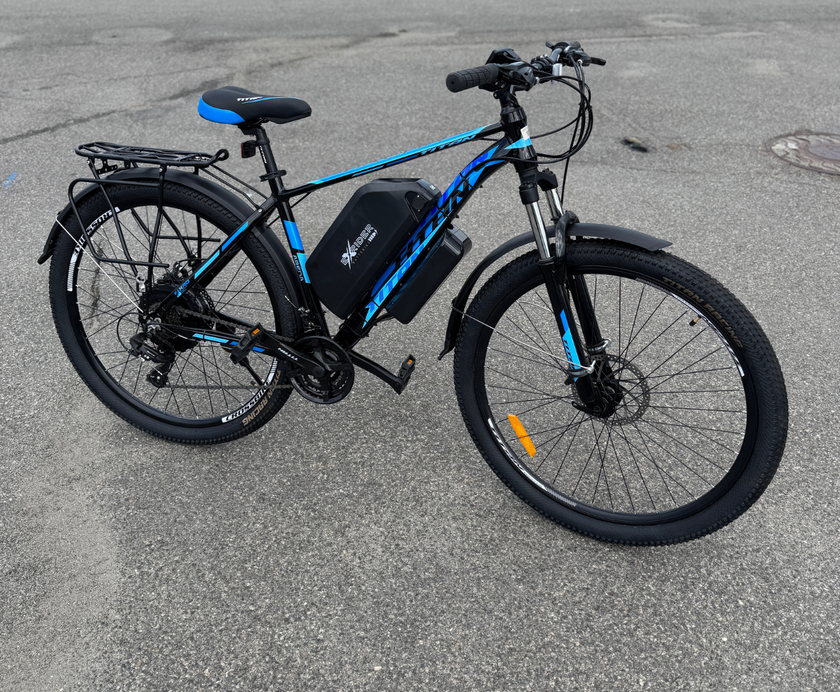 Велосипед с Е-комплектом с багажником Arena MXSUS 29" 2025 48 В 1000 Вт 27 Ah/до 95 км запас хода дисплей LSD10