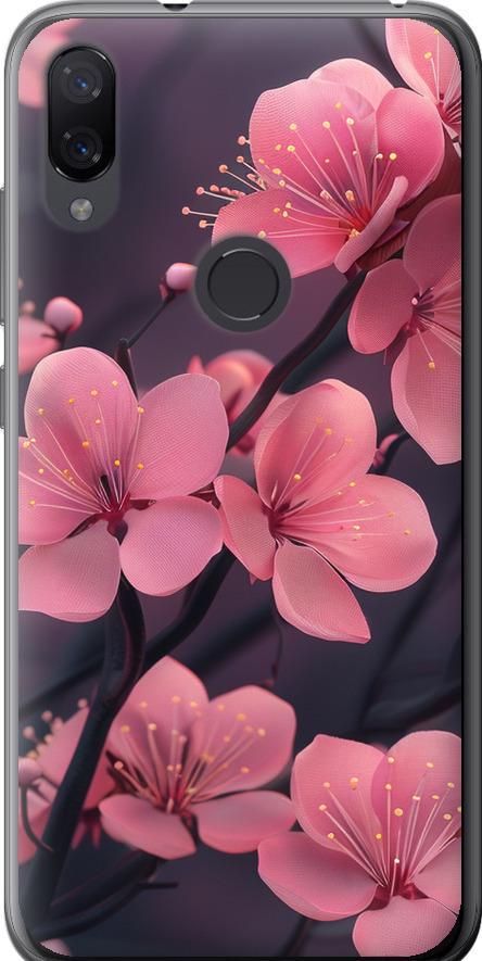 Чехол на Xiaomi Mi Play Пурпурная сакура (6075u-1644-42517)