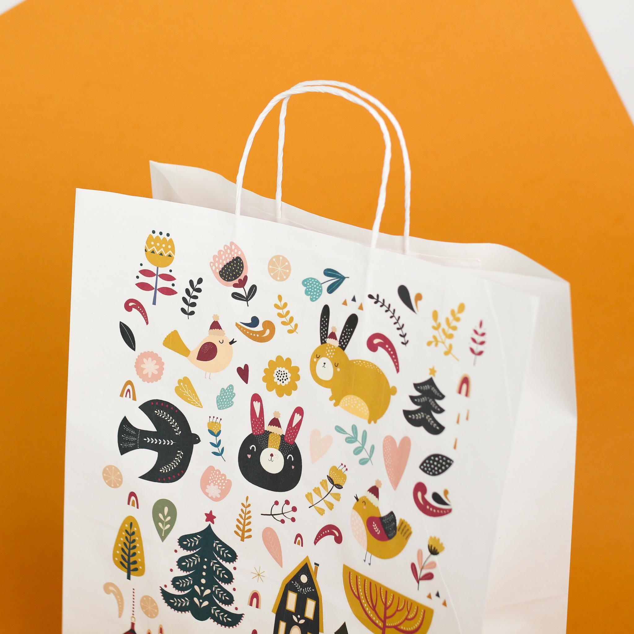 Подарочный пакет бумажный новогодний 320х150х380 мм 10 шт. - фото 4 Подарочный пакет бумажный новогодний 320х150х380 мм 10 шт. - фото 4