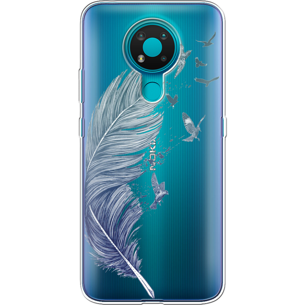 Чехол Boxface Nokia 3.4 Feather Прозрачный силикон (41292-cc38-41292)