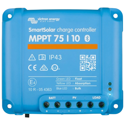 Контроллер заряда солнечной батареи Victron Energy SmartSolar MPPT 75/10 12/24V 10A VE.Direct Bluetooth Blue (27918190)