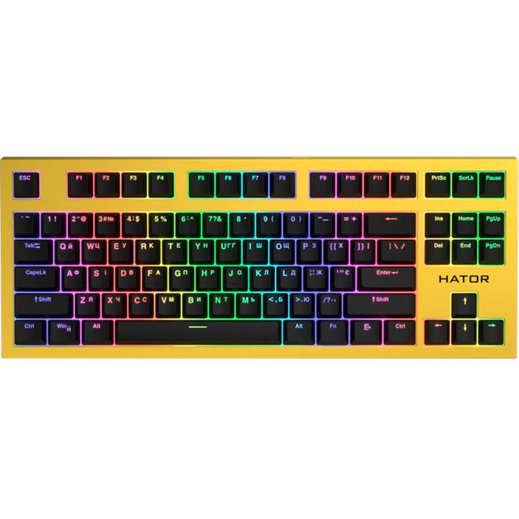 Клавіатура HATOR Skyfall TKL PRO Wireless Yellow (HTK-668)