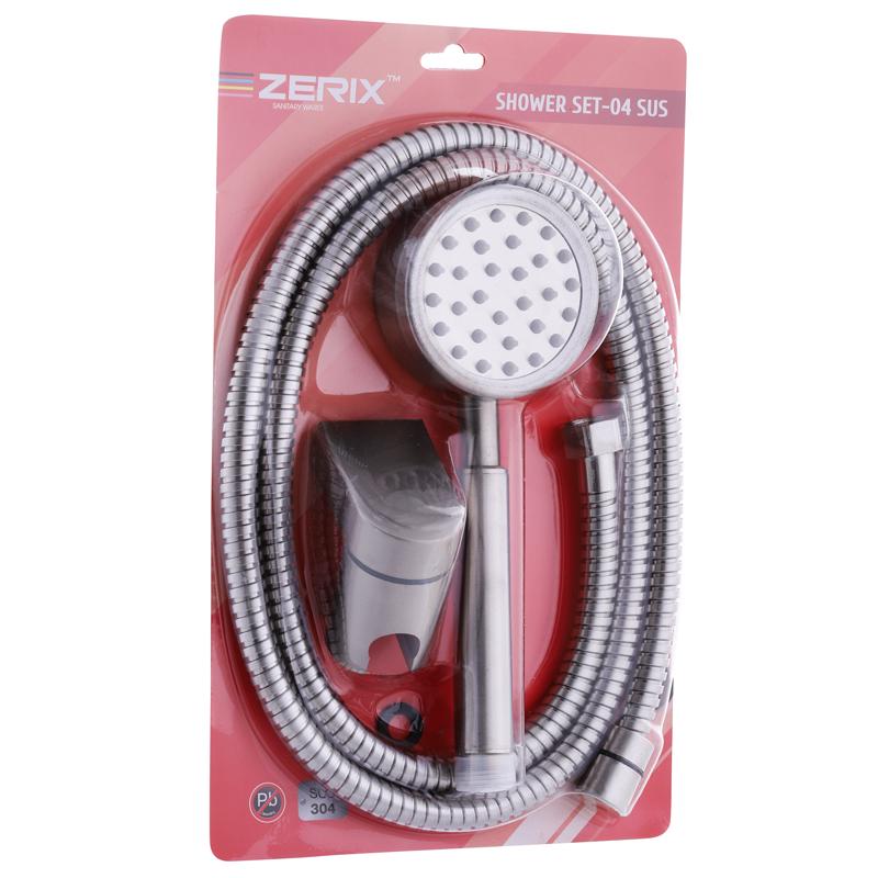 Душевой набор шланг/лейка/кронштейн Zerix ZX3099 Shower SET-04 - фото 2