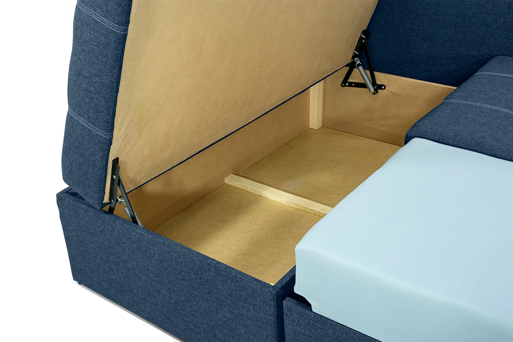 Диван угловой Франклин 225х165 см Джинсовый (28118878) - фото 7 Диван угловой Франклин 225х165 см Джинсовый (28118878) - фото 7