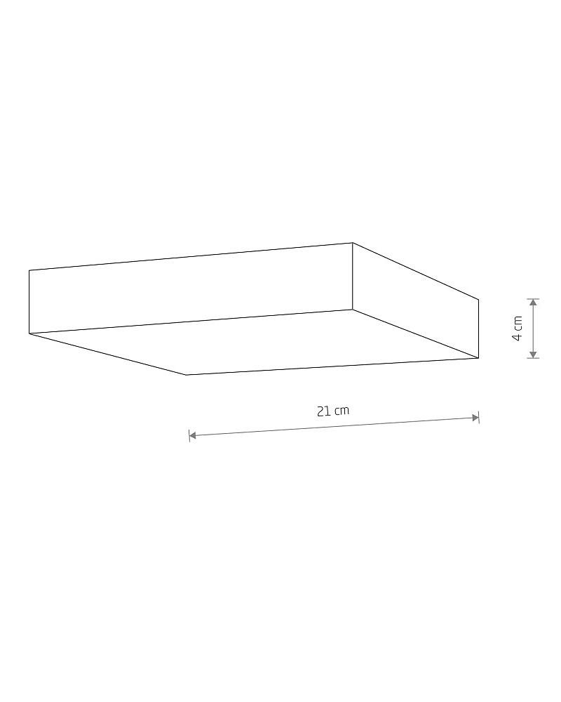 Потолочный светильник Nowodvorski 10431 Lid Square Led 1x35W 4000K 3300Lm (2229963073) - фото 5