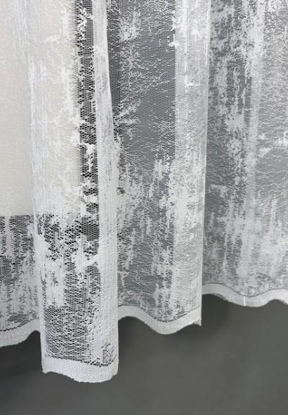 Тюль из жаккарда высотой 1,6 м Белый (1860т) - фото 2 Тюль из жаккарда высотой 1,6 м Белый (1860т) - фото 2