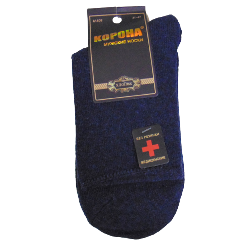 Носки без резинки теплые хлопок Корона 1409 р. 41-47 Синий (2006964806) Носки без резинки теплые хлопок Корона 1409 р. 41-47 Синий (2006964806)