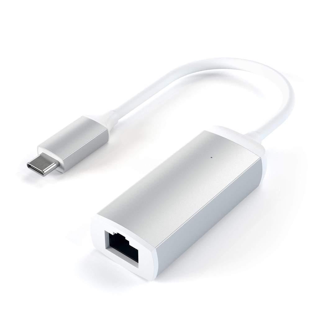 Satechi Type-C Ethernet Adapter, Silver(ST-TCENS) - фото 4