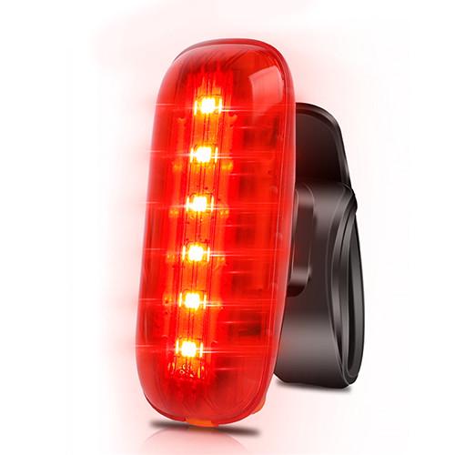 Велосипедний ліхтар LIANG AQY-0116-6SMD Червоний