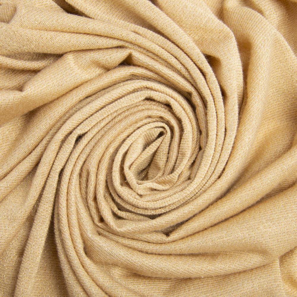 Ткань трикотаж Люрекс Песок (23389)