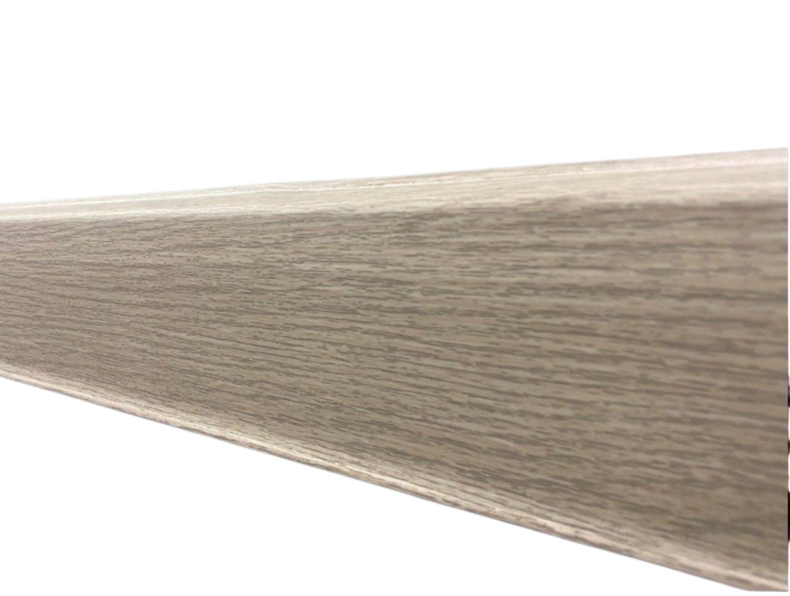 Плинтус КСК Система ПВХ 80х22х2200 мм Дуб Латте 229