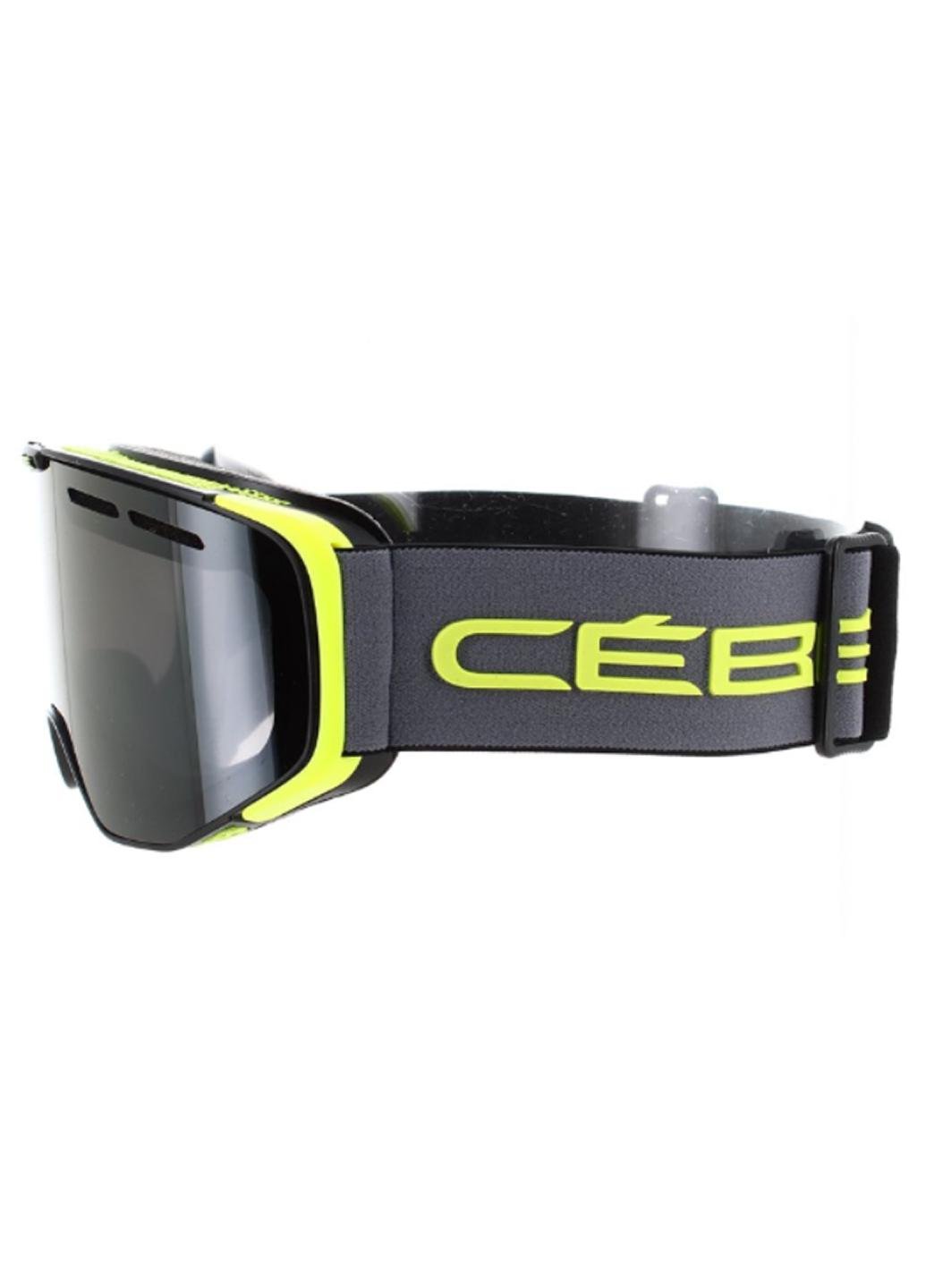 Маска гірськолижна Cebe Versus L S1 Matt Gray-Lime/Amber (CBG264) - фото 2