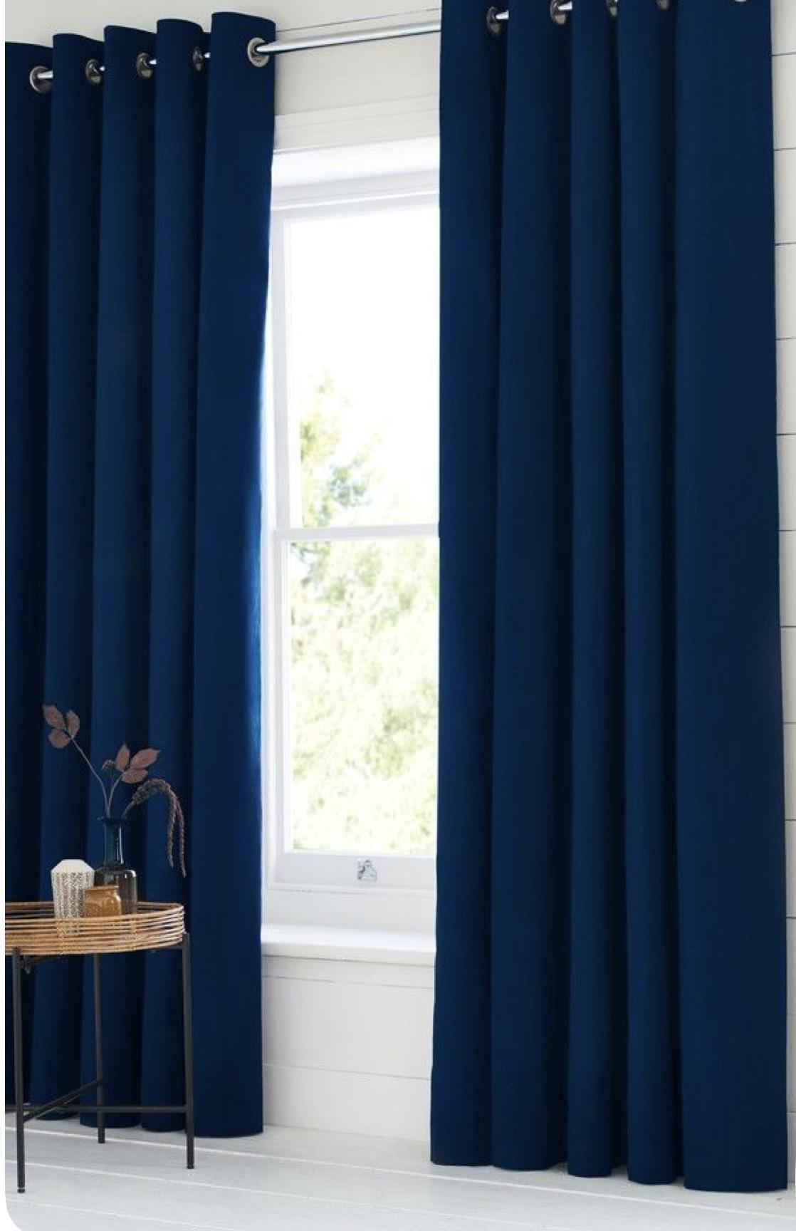 Комплект штор микровелюр 1,5х2,7 м 2 шт. Синий (7038ш)