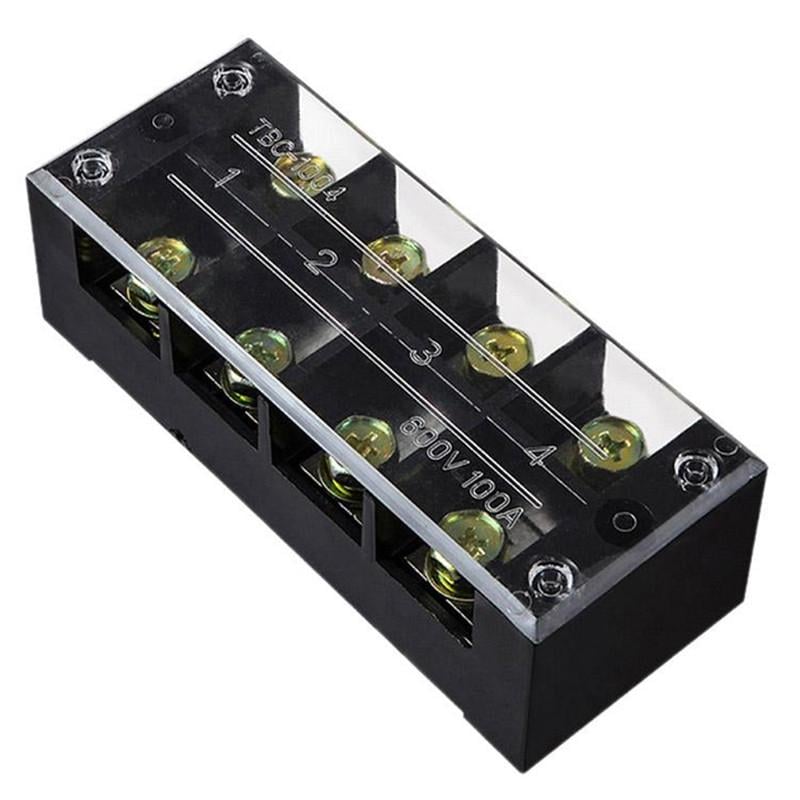 Клеммная колодка CNC TВ-1004 в корпусе 4P 100А 600V (Б00043421)