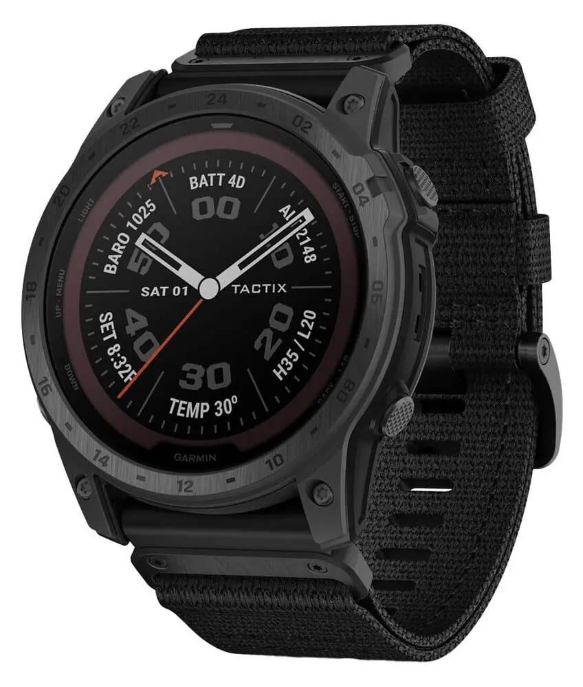 Смарт-годинник Garmin Tactix 7 Pro Ballistics Edition S Powered T Watch with Applied B and Nylon Band (010-02704-20/21)