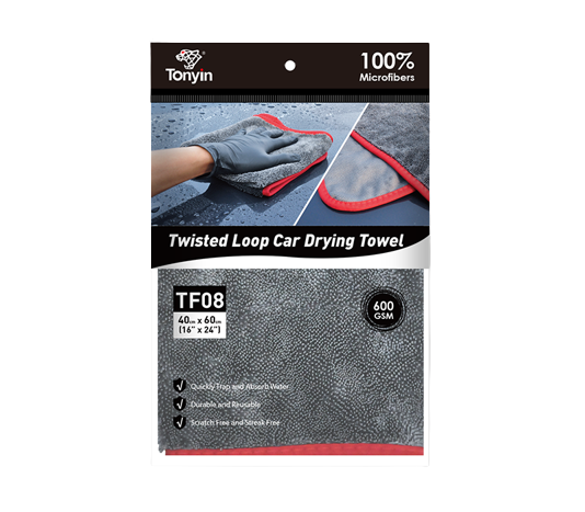 Рушник для сушіння Тonyin twisted loop car drying towel 40x60 см (TF08) - фото 1