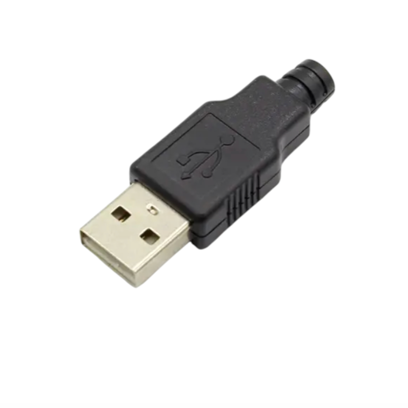 Разъем кабельный I-Taki USB-AM USB тип А с 24К позолотой 4 контактами эргономичный корпус 1 шт. (000049403_1)