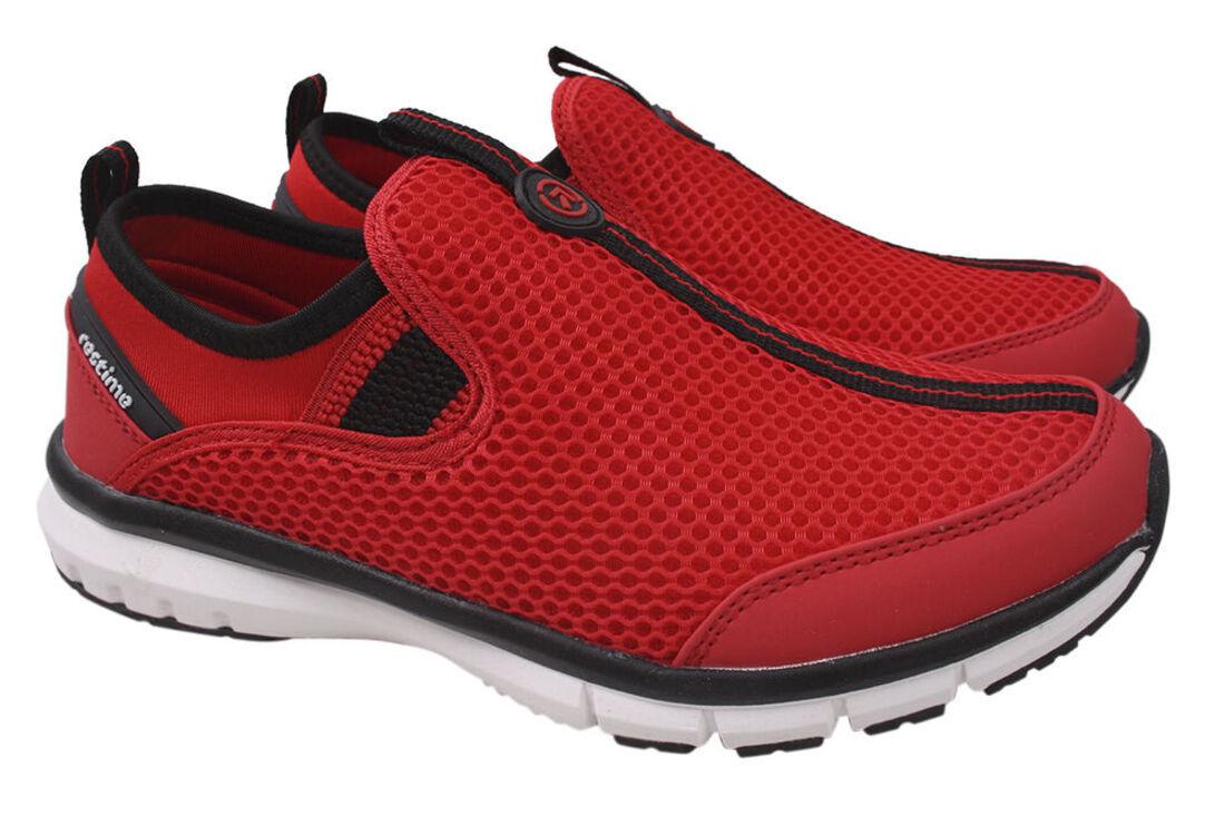 Кроссовки мужские ResTime текстиль Красный (114-20LK 39)