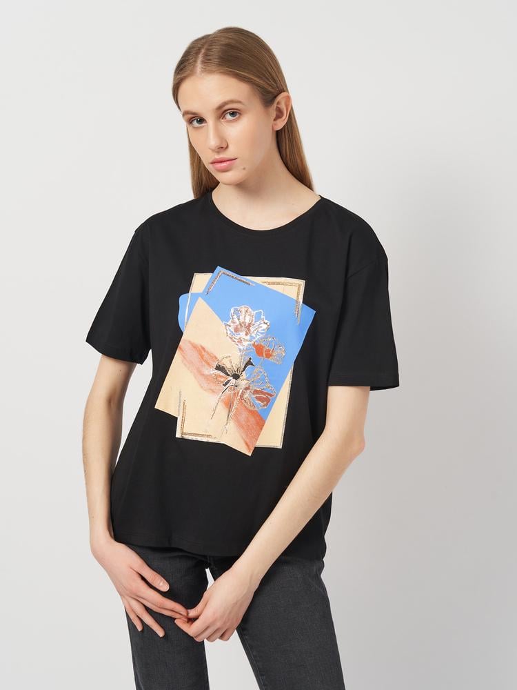 Футболка Olivia 2361x10 женская M/L Черный (188698-2)