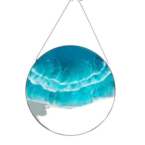 Постер Resteq Хвилі 25х25 см (VA-Stained Glass Waves) Постер Resteq Хвилі 25х25 см (VA-Stained Glass Waves)