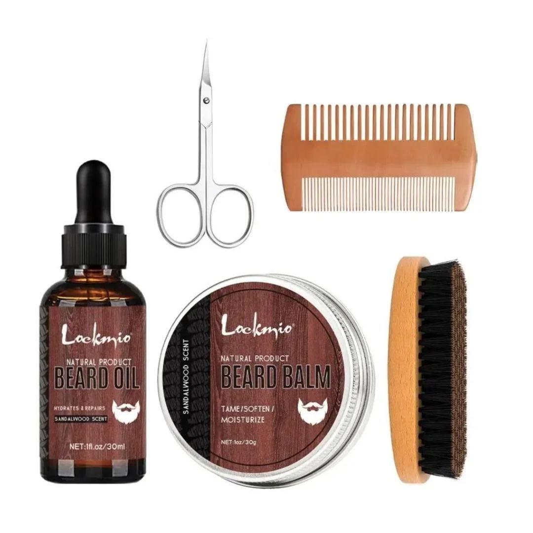 Подарочный набор для ухода за усами и бородой Lockmio для роста для усов и бороды (31369853)