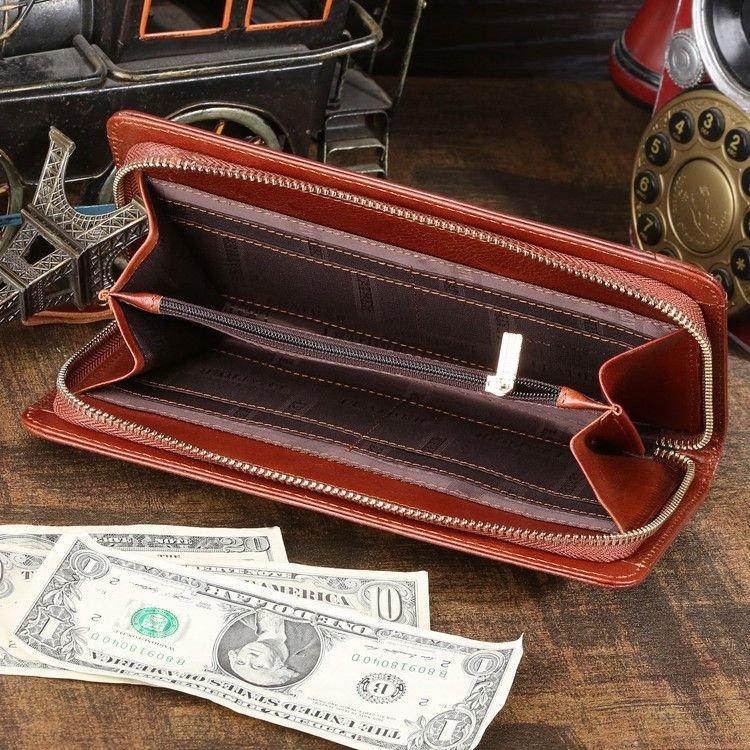 Клатч мужской 714197 Коричневый (13961023) - фото 4