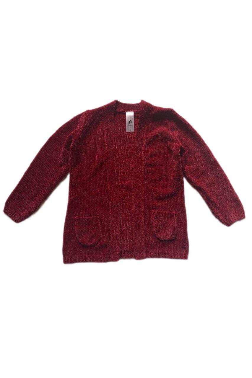 Накидка велюрова для дівчинки C&A р. р. 116 Червоний (084722)