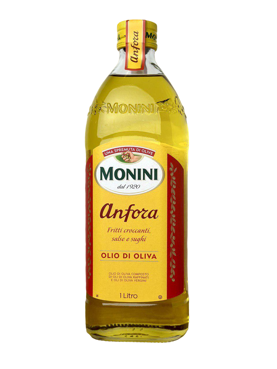 Олія оливкова рафінована Monini Anfora перший холодний віджим фільтрована 1 л (1901317324)