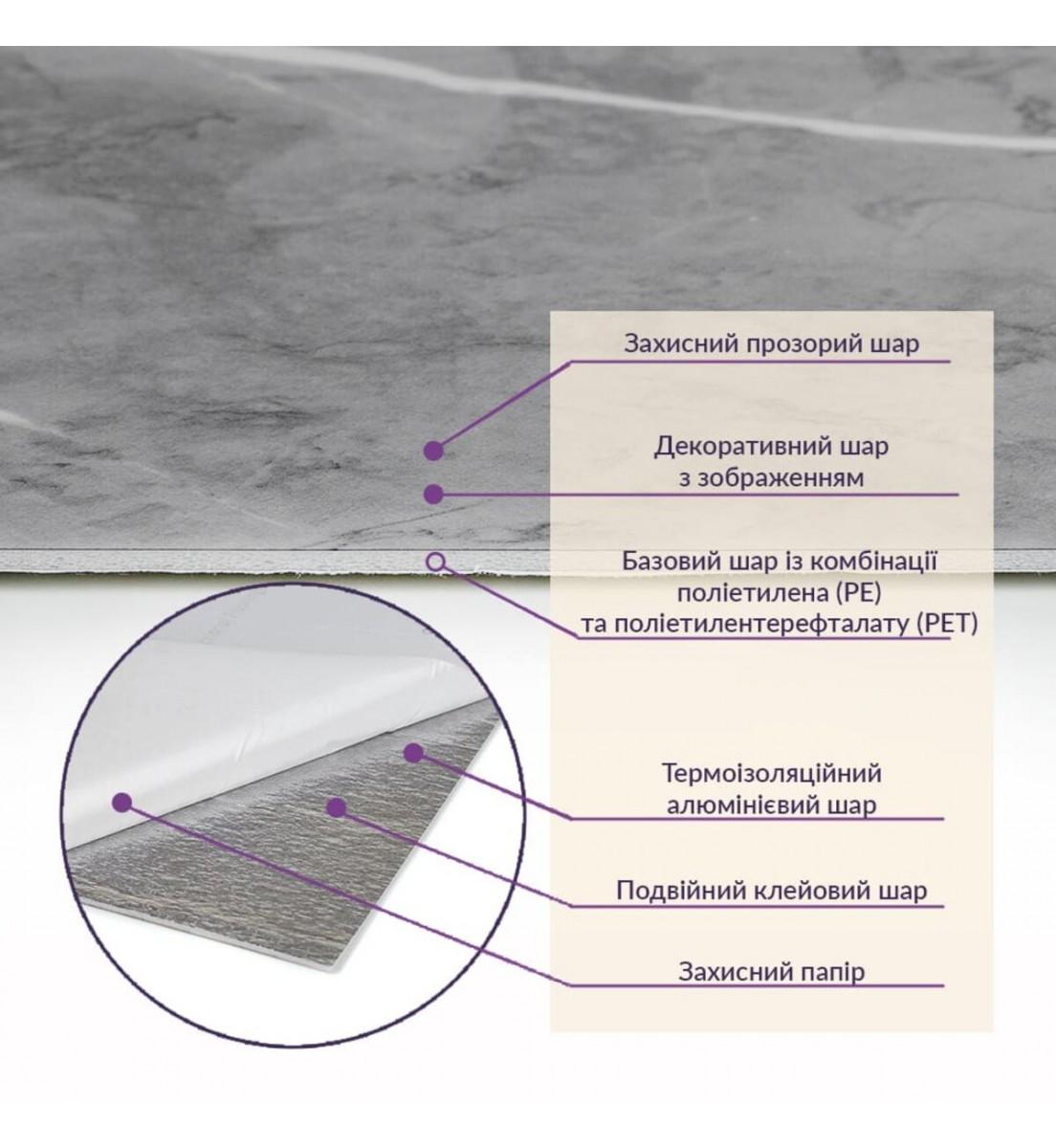 Плитка самоклеящаяся стеновая PET 600х300х2 мм (PET-1683) - фото 4 Плитка самоклеящаяся стеновая PET 600х300х2 мм (PET-1683) - фото 4