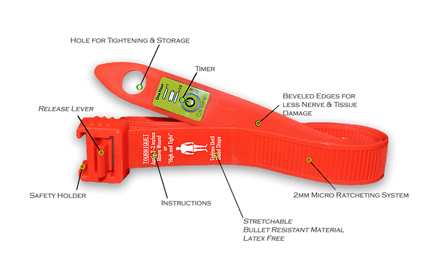 Турникет CAT Combat Application Tourniquet Generation 7 Orange - фото 4