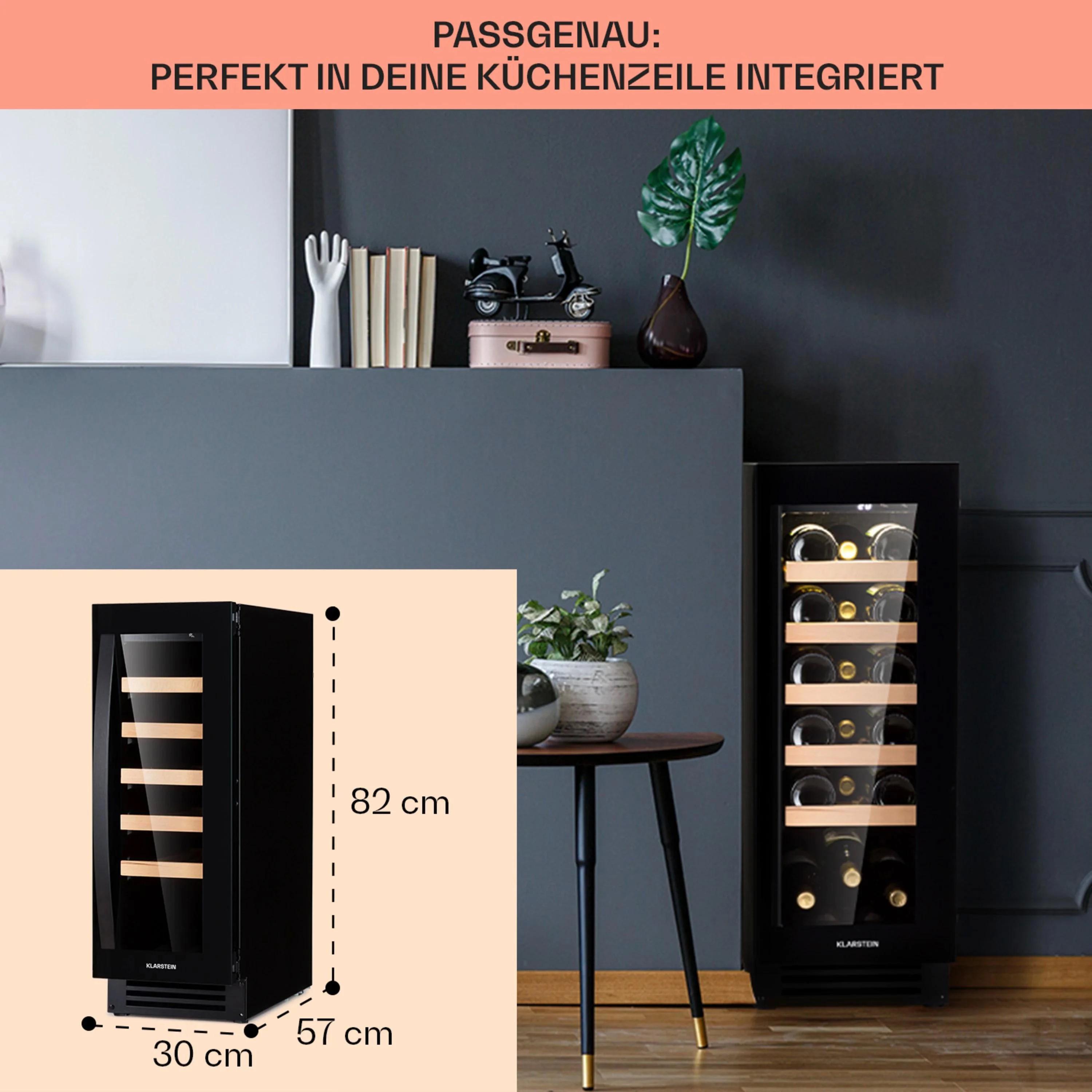 Винный холодильник Klarstein Vinovilla 20 встроенный (10040729) - фото 6 Винный холодильник Klarstein Vinovilla 20 встроенный (10040729) - фото 6