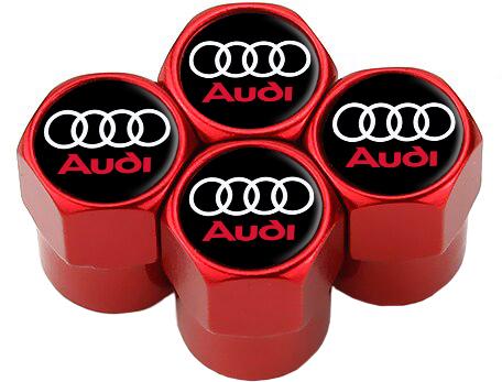 Колпачки на ниппель СlassyCap Audi 4 шт. Red (15865) Колпачки на ниппель СlassyCap Audi 4 шт. Red (15865)