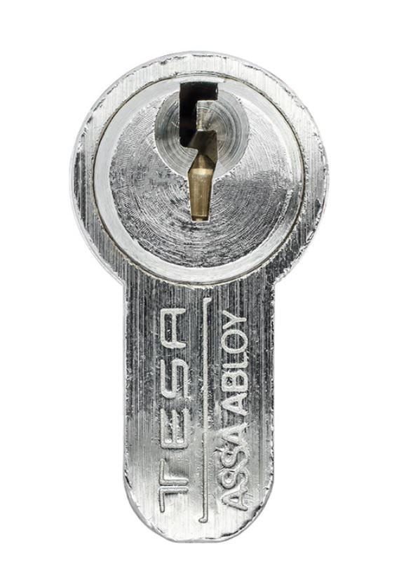 Цилиндр латунный TESA ASSA ABLOY Т30x40 70 мм 5 ключей NI с вертушкой Никель (ЗС055) - фото 3 Цилиндр латунный TESA ASSA ABLOY Т30x40 70 мм 5 ключей NI с вертушкой Никель (ЗС055) - фото 3