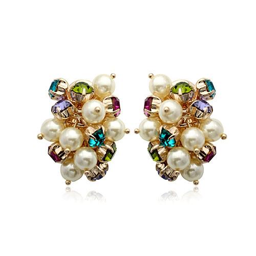 Серьги с кристаллами Сваровски Showfay 857969003 Разноцветный