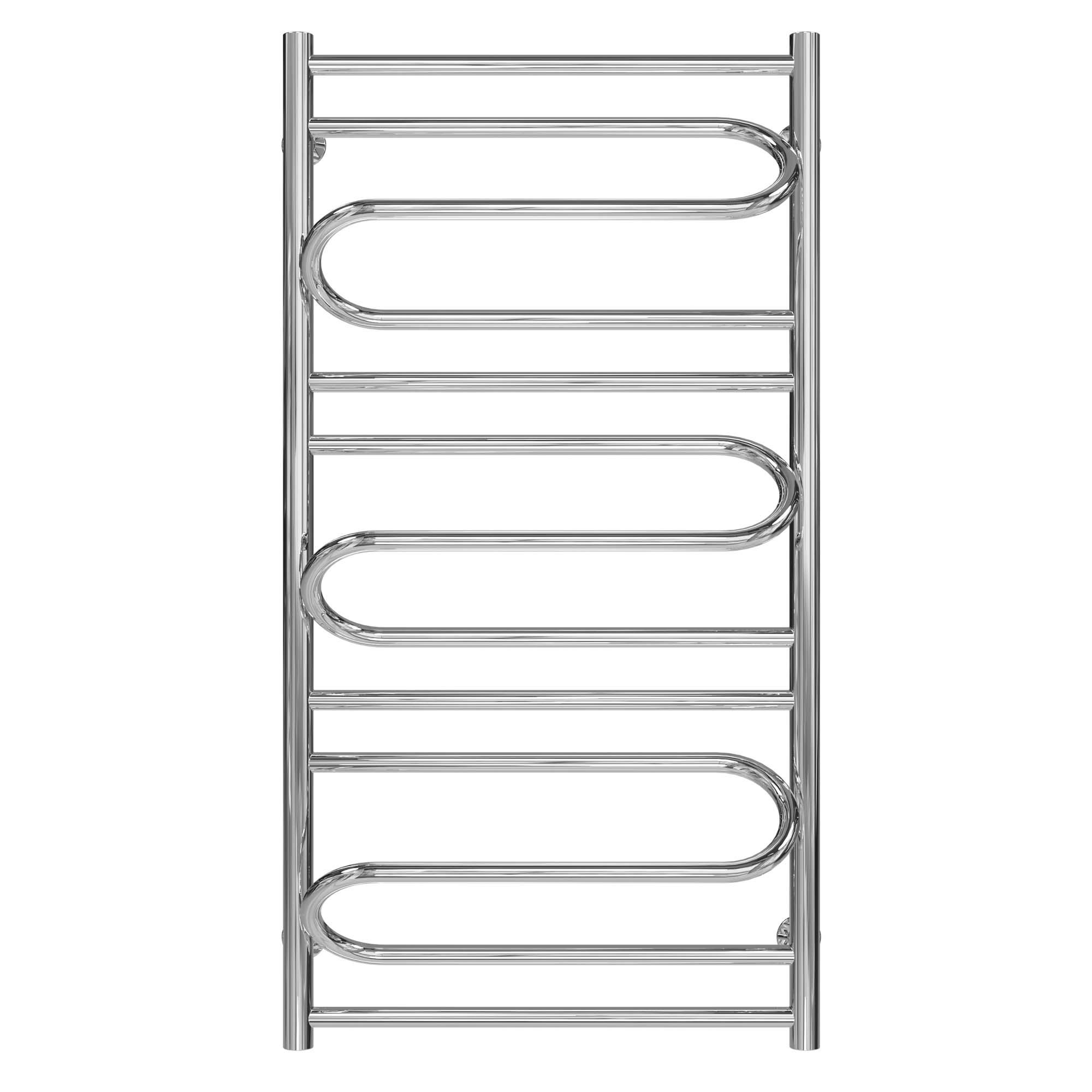 Полотенцесушитель водяной Deffi Вилла боковое левое подключение нержавеющая сталь 500х1000 мм Хром (C.VP.100.50.C.B)