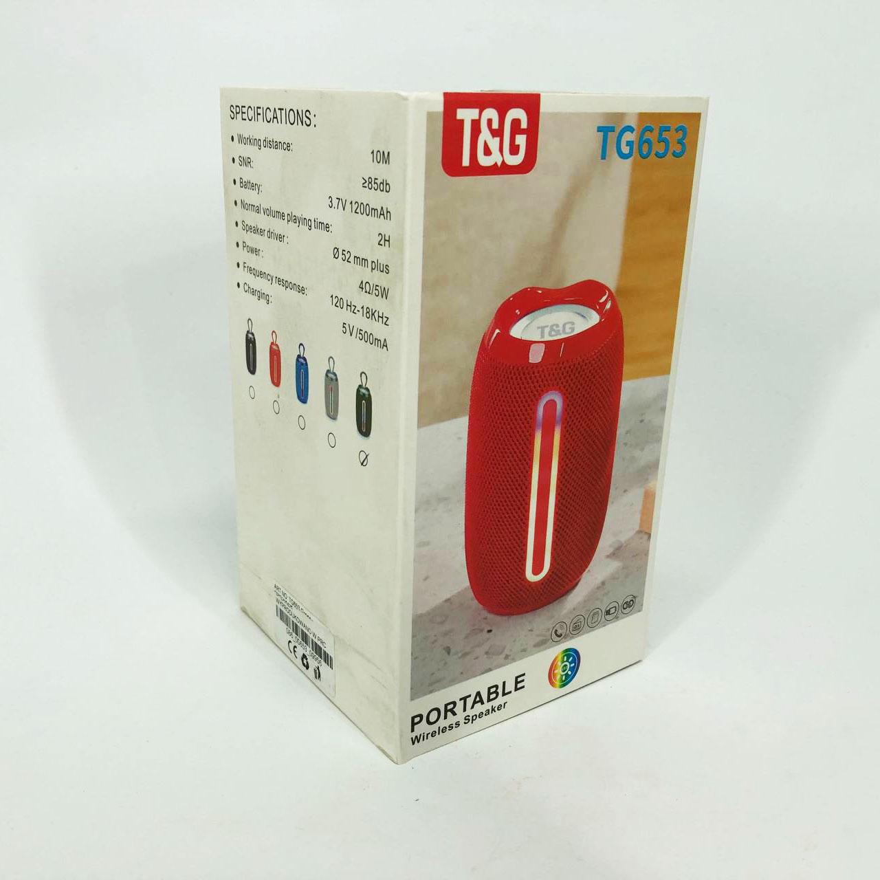 Портативна колонка Bluetooth TG653 USB з ремінцем Зелений - фото 12 Портативна колонка Bluetooth TG653 USB з ремінцем Зелений - фото 12