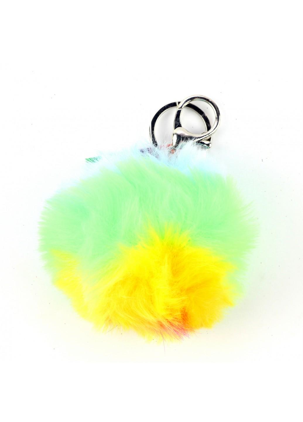 Брелок Pom Pom зі звуком Зелено-жовтий (12/0049-2)