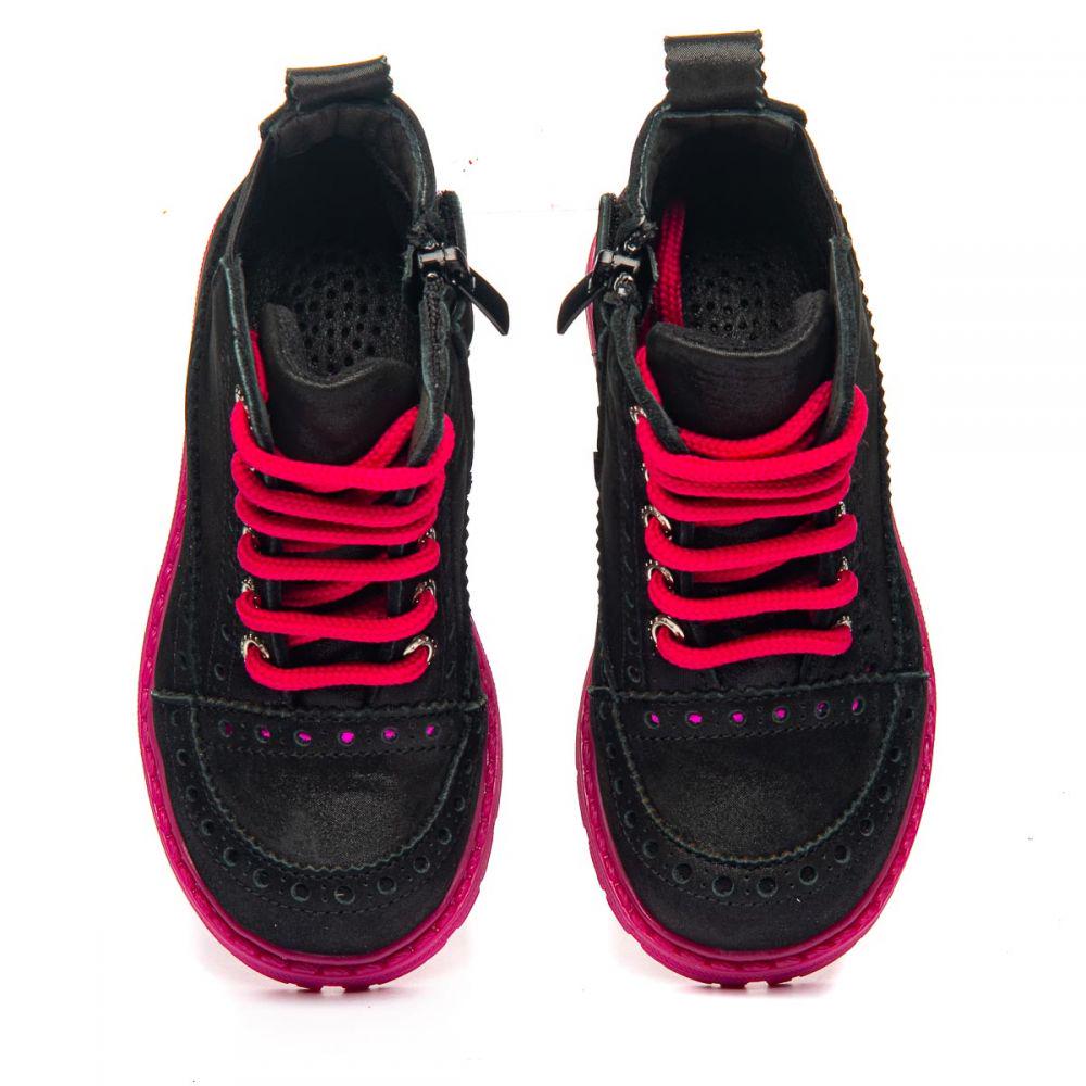 Ботинки для девочек The Leo 1337 р. 33 21,5 см Черный - фото 3 Ботинки для девочек The Leo 1337 р. 33 21,5 см Черный - фото 3