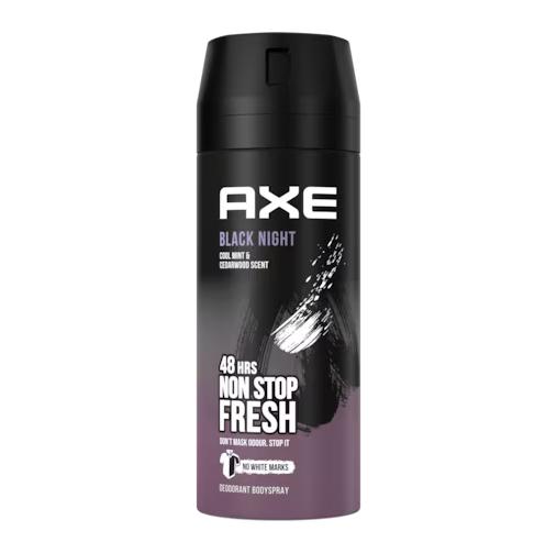 Дезодорант спрей AXE BLACK NIGHT Освежающая мята и кедр 150 мл