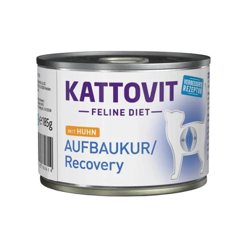 Корм вологий Kattovit Veterinary Recovery повнораціонний беззерновий дієтичний для котів у період відновлення 185 г (39075004)