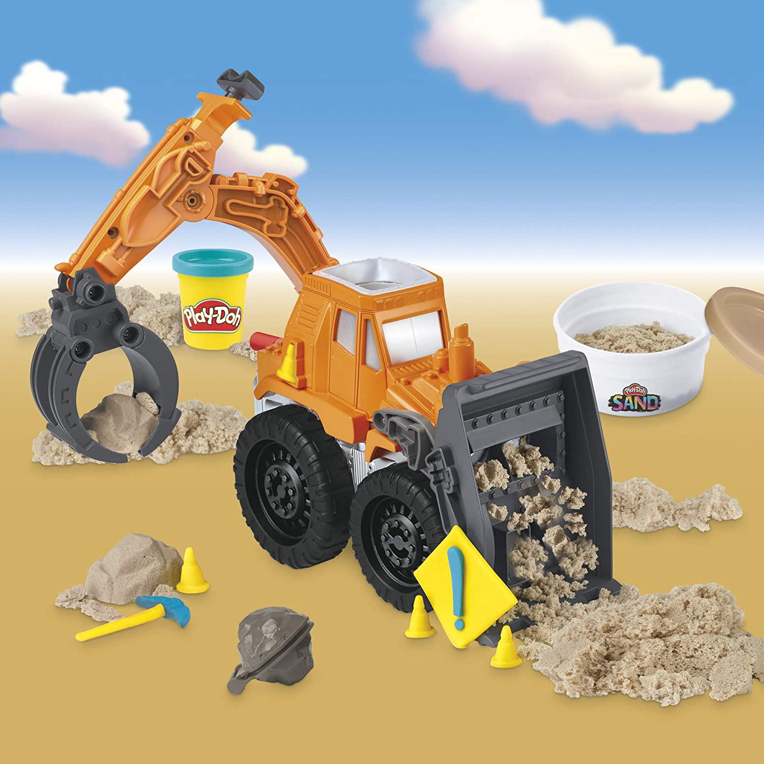 Набор пластилина Карьерный погрузчик Play-Doh Wheels Front Loader Toy (E9226) - фото 3