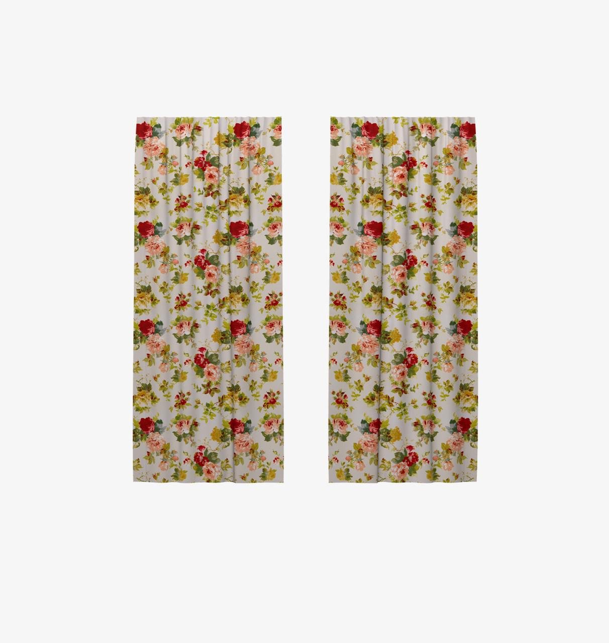 Шторы хлопковые BIG YETI Цветы 180х240 см (170913v7) Шторы хлопковые BIG YETI Цветы 180х240 см (170913v7)