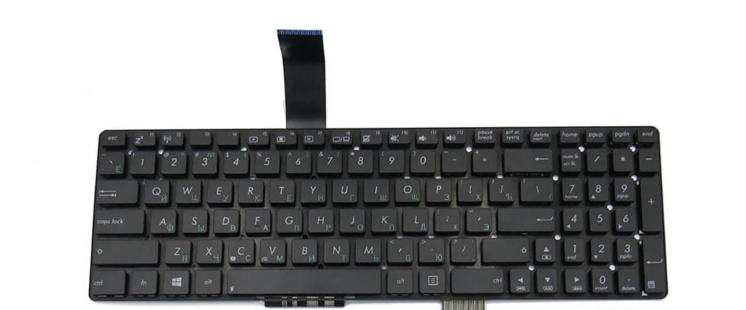 Клавиатура для ноутбука Asus A75 A75A матовая (0KNB0-6100RU00)