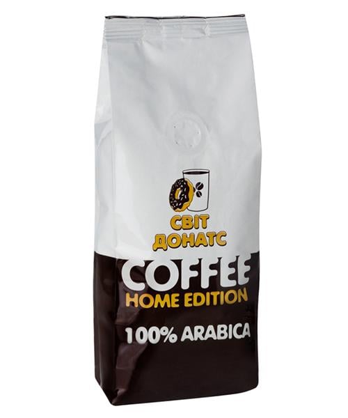 Кава зернова Світ Донатс 100 Arabica 250 г (СD02)