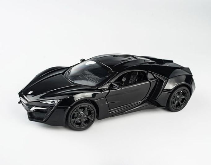 Спортивный автомобиль Lycan Black Bulk 1:32 Черный (d5991b23)