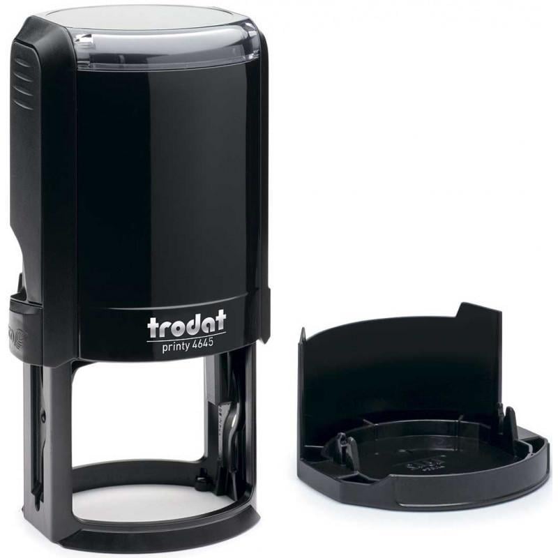 Оснащение для круглой печати Trodat 4645 d 45 мм с колпачком Черный (4645 Черный)