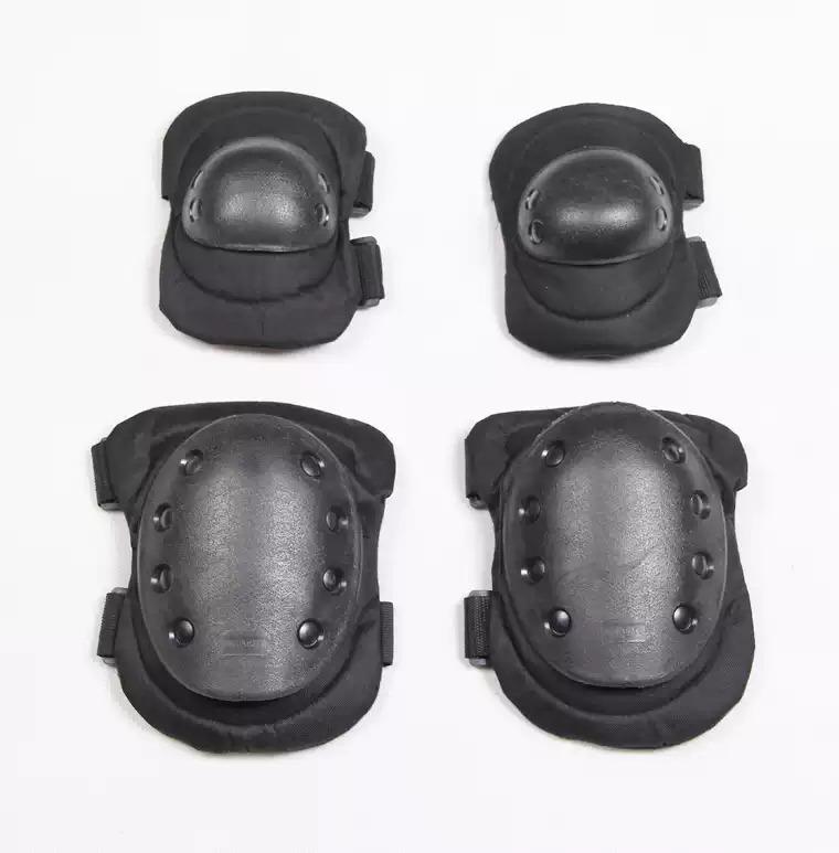 Комплект защиты наколенники налокотники F002 Oxford Черный