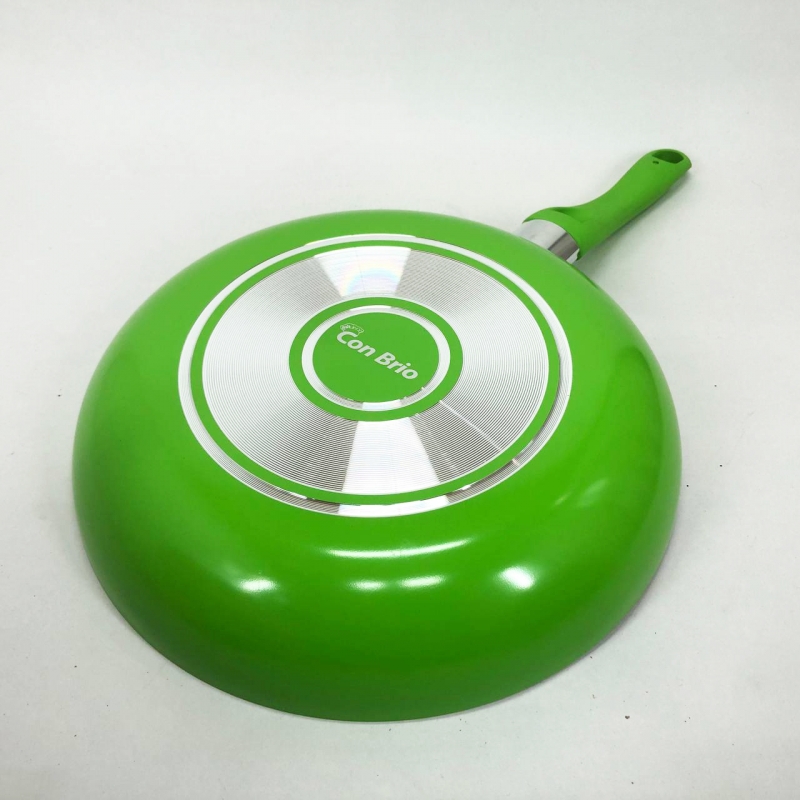 Сковорода Con Brio СВ-2814 для змаження 28 см Green (tf5169) - фото 12 Сковорода Con Brio СВ-2814 для змаження 28 см Green (tf5169) - фото 12