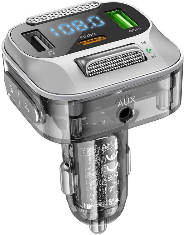 Модулятор FM автомобильный Hoco E75 (34594)