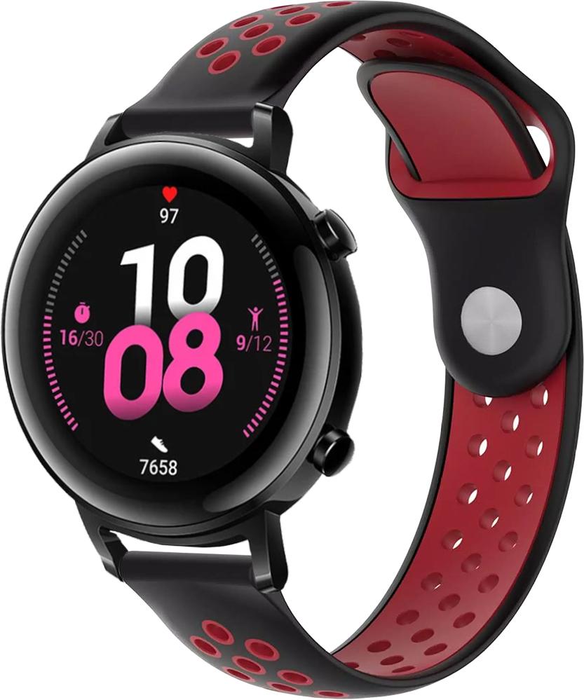 Ремешок Sport для Huawei Watch GT 2 42 мм Black/Red (23033-44)